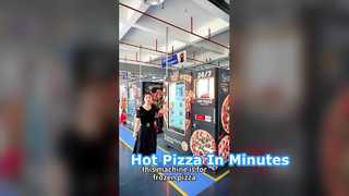 Automat do pizzy | Całodobowa lodówka, inteligentny odbiór i dwusystemowe ogrzewanie Bezzałogowa pizza Reta