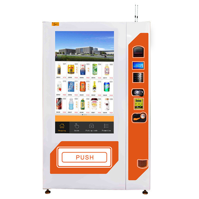 49-calowy duży automat z napojami z ekranem dotykowym i automatem z przekąskami chłodniczymi