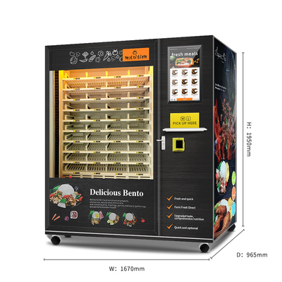 120 pudełek o dużej pojemności Automat do sprzedaży żywności z funkcją chłodzenia i grzania