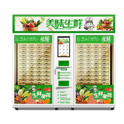 Całodobowy chłodziarka do świeżych warzyw i owoców automat z elewatorem XY