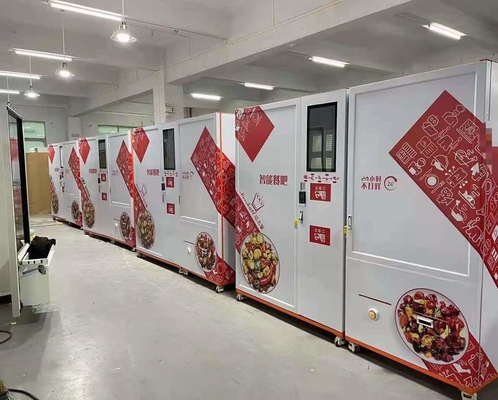 Mrożone posiłki ze świeżej żywności podgrzewane w kuchence mikrofalowej niestandardowy automat sprzedający