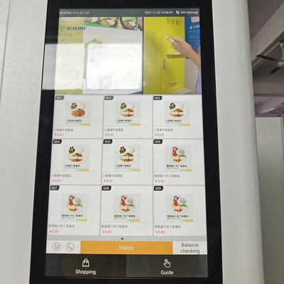 24-godzinny automat do sprzedaży hamburgerów z gorącym chlebem z funkcją podgrzewania mikrofali i piekarnika
