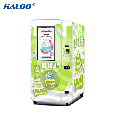 Wytwórca maszyny do sprzedaży lodów Haloo 32 cali Reklama Smart Touch Screen Maszyna do sprzedaży lodów