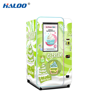 Wytwórca maszyny do sprzedaży lodów Haloo 32 cali Reklama Smart Touch Screen Maszyna do sprzedaży lodów
