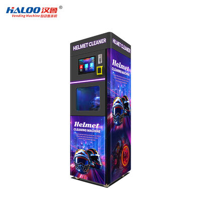 Maszyna do sprzedaży automatycznej Haloo Maquina Outdoor Motorcycle Helmet Clean Machine Helmet Cleaning Vendo Machine Helmet Cleaning Machines