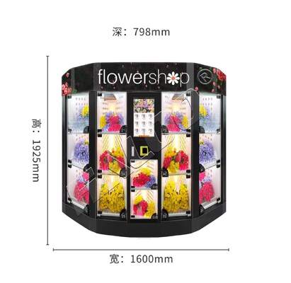 Haloo 14-lattice Customized Logo Flower Vending Machine Dary Flower Holding Machine Z funkcją chłodzenia