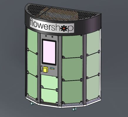 Haloo 14-lattice Customized Logo Flower Vending Machine Dary Flower Holding Machine Z funkcją chłodzenia