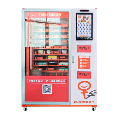 Automat do ogrzewania mikrofalowego Automat do gorącej żywności Automat do sprzedaży zup