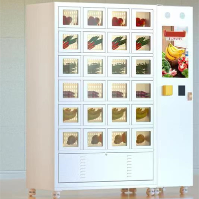 Elegancki automat do lodówek z szafkami na mięso