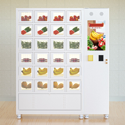 Elegancki automat do lodówek z szafkami na mięso
