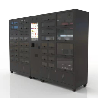 Automat do szafek chłodniczych z 48 komórkami Automat do szafek chłodzących w kolorze czarnym