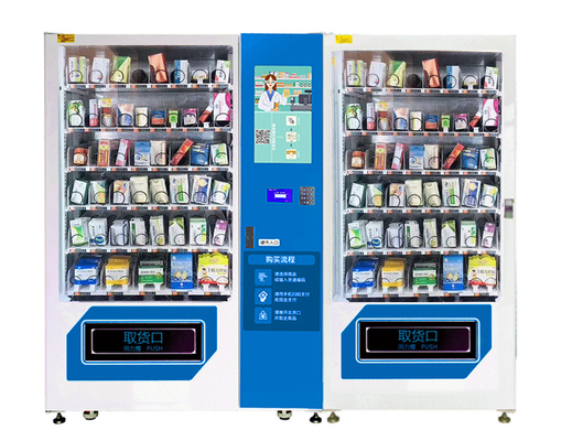 Automatyczny automat apteczny 2 szafki Automat Combo o dużej pojemności