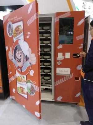W pełni automatyczny automat do podgrzewania gorących potraw Dostosowany automat do gorącej żywności