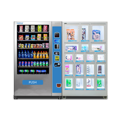 Drink Snack Combo Vending Machine ODM z 6 szufladami 7 kanałów