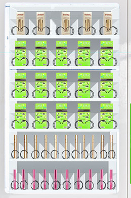 Nowa popularna gra Zabawna Lucky Blind Box Vending Machine z ekranem dotykowym