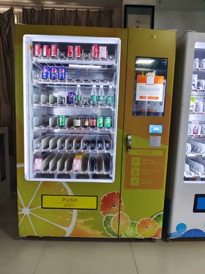 Chłodzące napoje i przekąski Inteligentny automat, automat z przenośnikiem taśmowym
