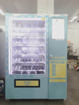 Chłodzące napoje i przekąski Inteligentny automat, automat z przenośnikiem taśmowym