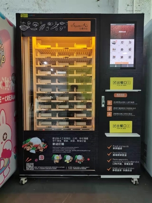 Automat do sprzedaży gorących kanapek Automat do burgerów z kuchenką mikrofalową
