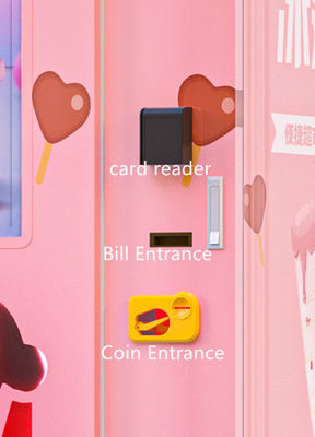 W pełni automatyczny zewnętrzny automat do sprzedaży lodów włoskich Halo z 32-calowym ekranem dotykowym i funkcją automatycznego czyszczenia