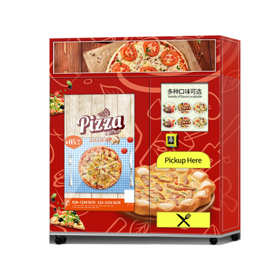 Automat do pizzy z ekranem dotykowym z systemem grzewczym i systemem piekarniczym