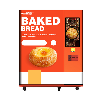 Samoobsługowy automat do hamburgerów z kuchenką mikrofalową 3000W