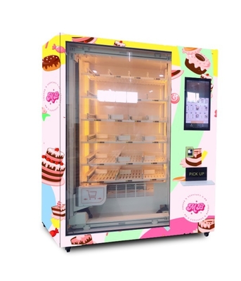Inteligentny automat do ciastek z cyfrowym kubkiem Lodówka automat do ciastek z windą